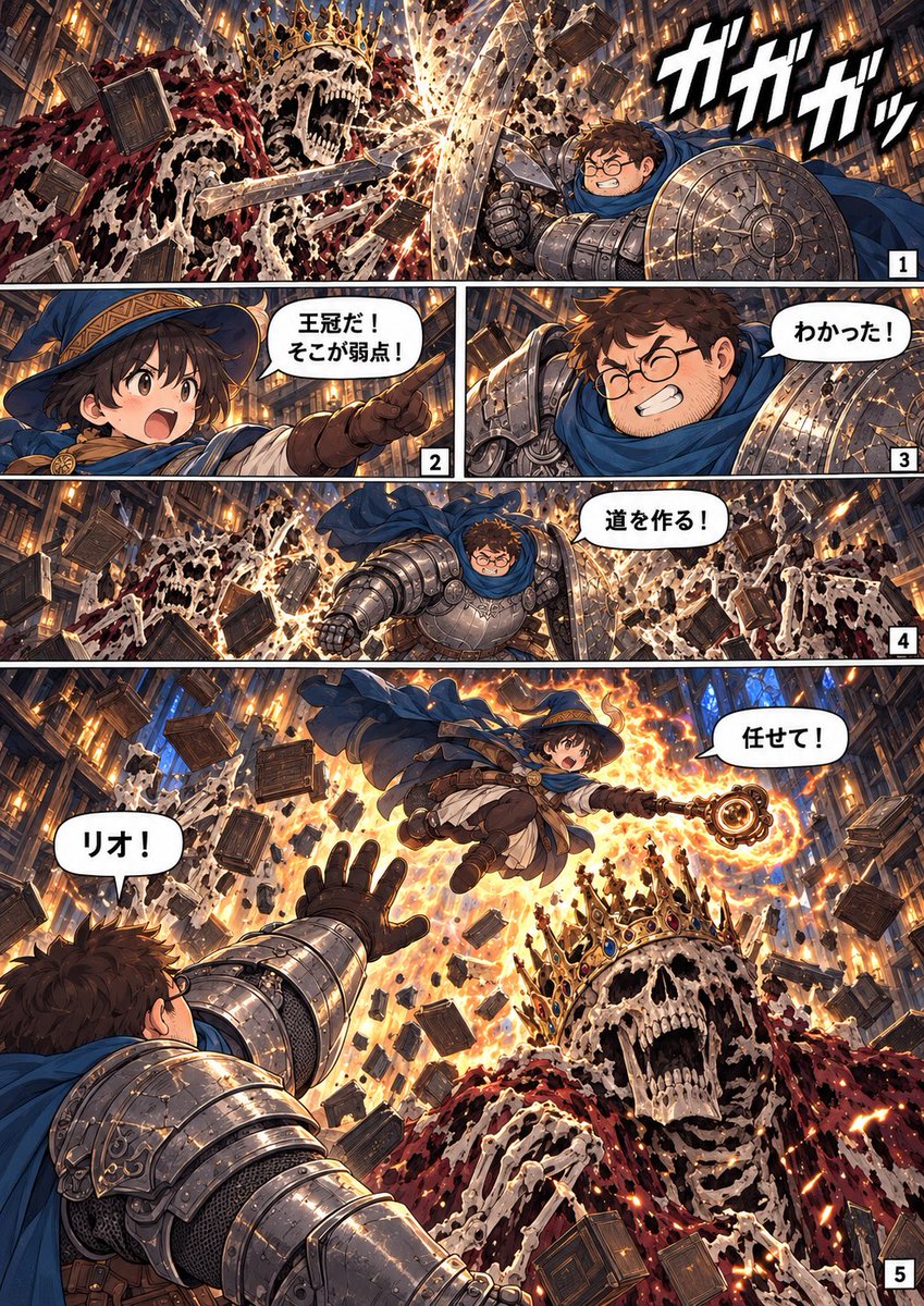 RIOandGRAY's tweet photo. #リオとグレイのダンジョン日記 https://t.co/NKuEMinUgC