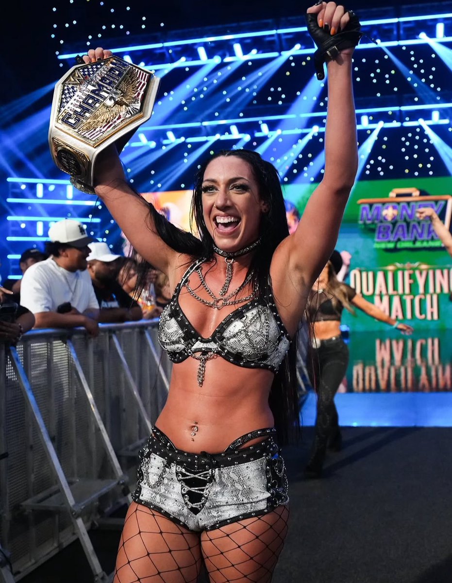 WrestlingWCC's tweet photo. This year will be Jacy Jayne’s first ever Money In The Bank ladder match 💰 https://t.co/3TgFHl0XOs