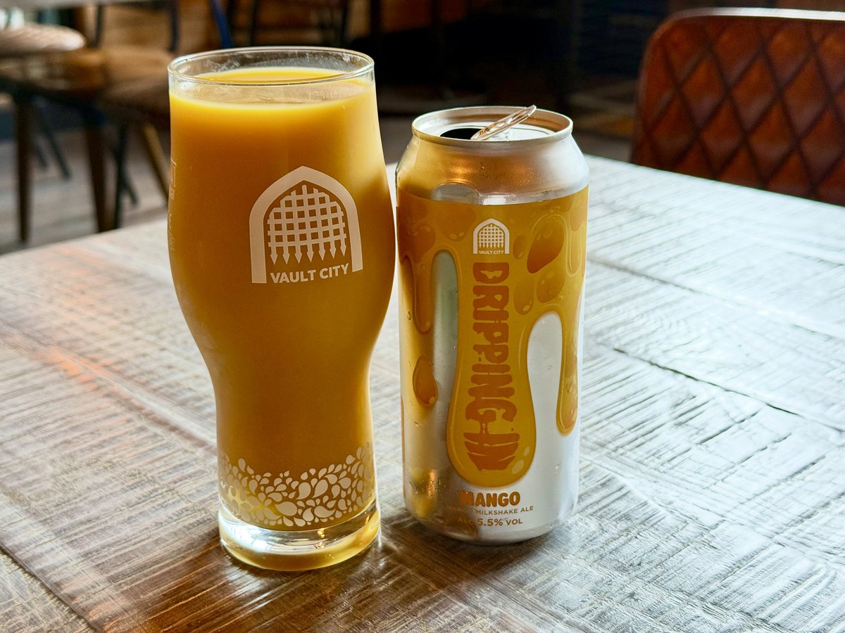 rwnash's tweet photo. Dripping in Mango - Vault City - 5.5% ABV. B++, Big Mango, Vanilla and maybe some Coconut. Just a hint of sourness #ale #beer #bier
3.5/5. When Vault City don’t go Sour, they go Viscous. Tip it and sit it. Certainly The Way Forward. Project, Caerphilly. https://t.co/PvWmOn1MMn