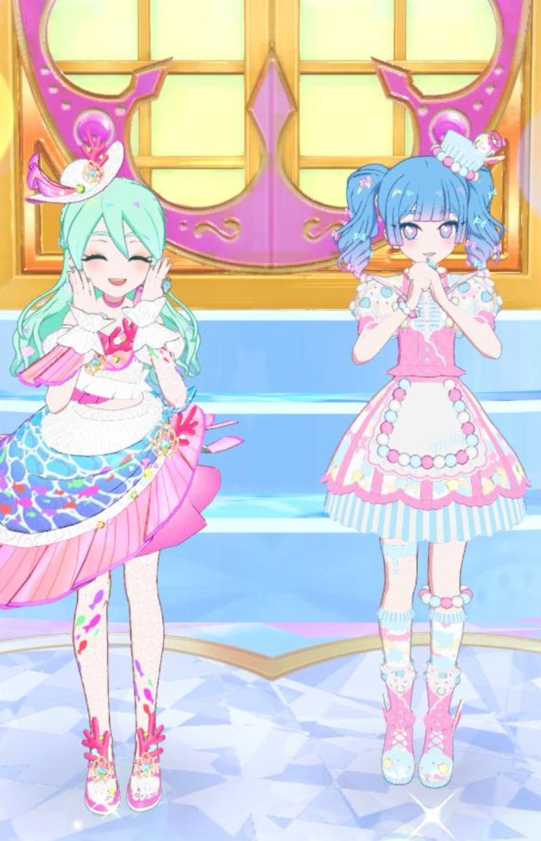 Starsun_88's tweet photo. ﾏｲｷｬﾗ垢から失礼します><
(@mmsweets13 )さんのかわいいマイキャラちゃんお借りしてリングマリィ併せﾅﾄﾞ💟💓ゆめかわチックでとってもかわいい~⭐️😻 https://t.co/lbpBZPUKa5