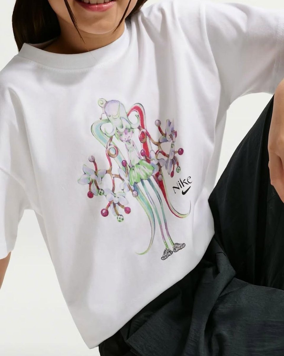 rogue's tweet photo. Ema Gaspar collaborated with Nike to transform their classic kids activewear line into a dreamlike playground of soft colored pencils https://t.co/bROSwMFliG