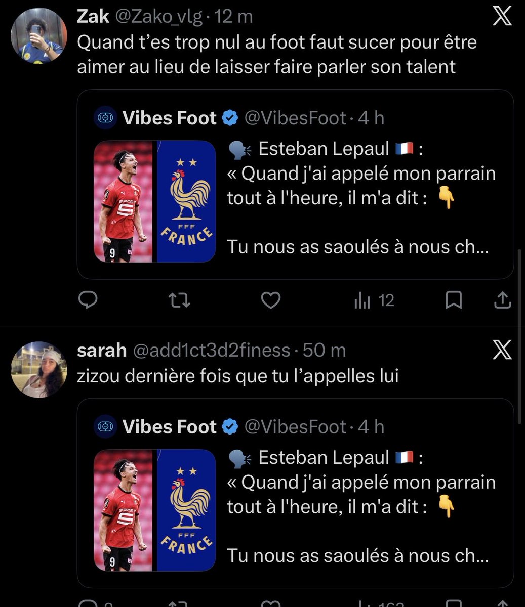 LBleuBlancRouge's tweet photo. @ActuFoot_ RÉPUGNANTS.🤢 https://t.co/voRvI4XGZN
