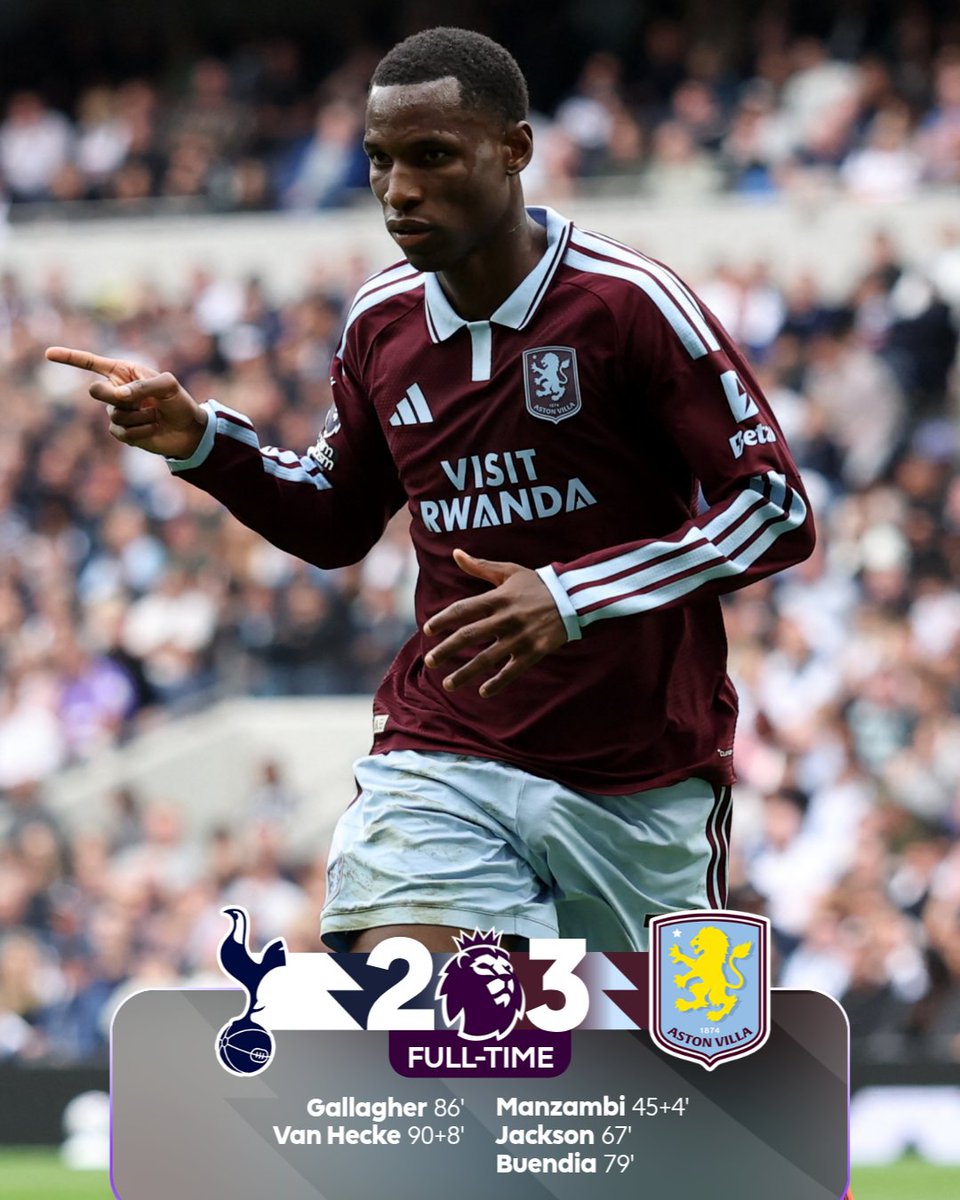 premierleague's tweet photo. A first Premier League win of the season for @AstonVilla 💪 https://t.co/lEXl6YDxzI