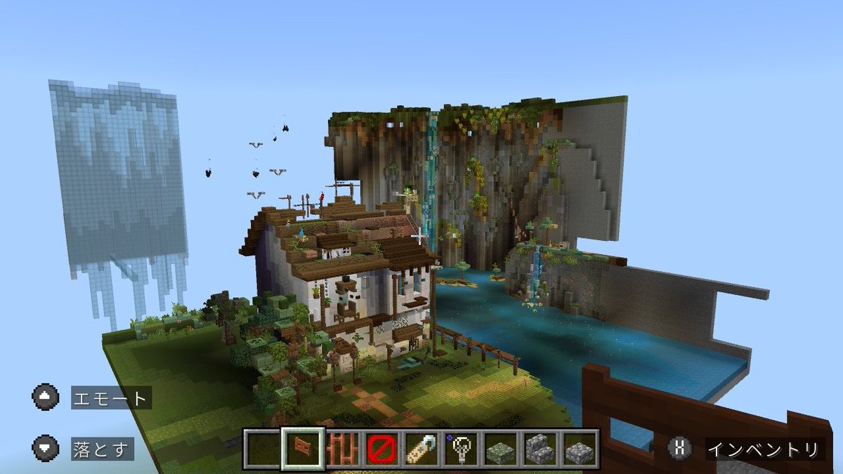 vShotkv's tweet photo. #Minecraftbuilds #Minecraf #マイクラ建築
投稿した建築の別視点、草やリードなんかはコマンドでなんとかしてるよ https://t.co/nHlDJHZreq