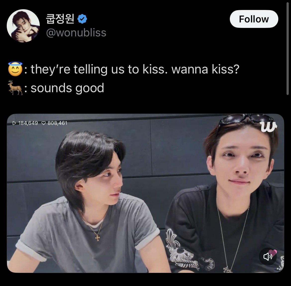 hyoukas's tweet photo. shit jihan says that seemed fake but actually happened 😭😭😭 https://t.co/KaO6Sk32a9