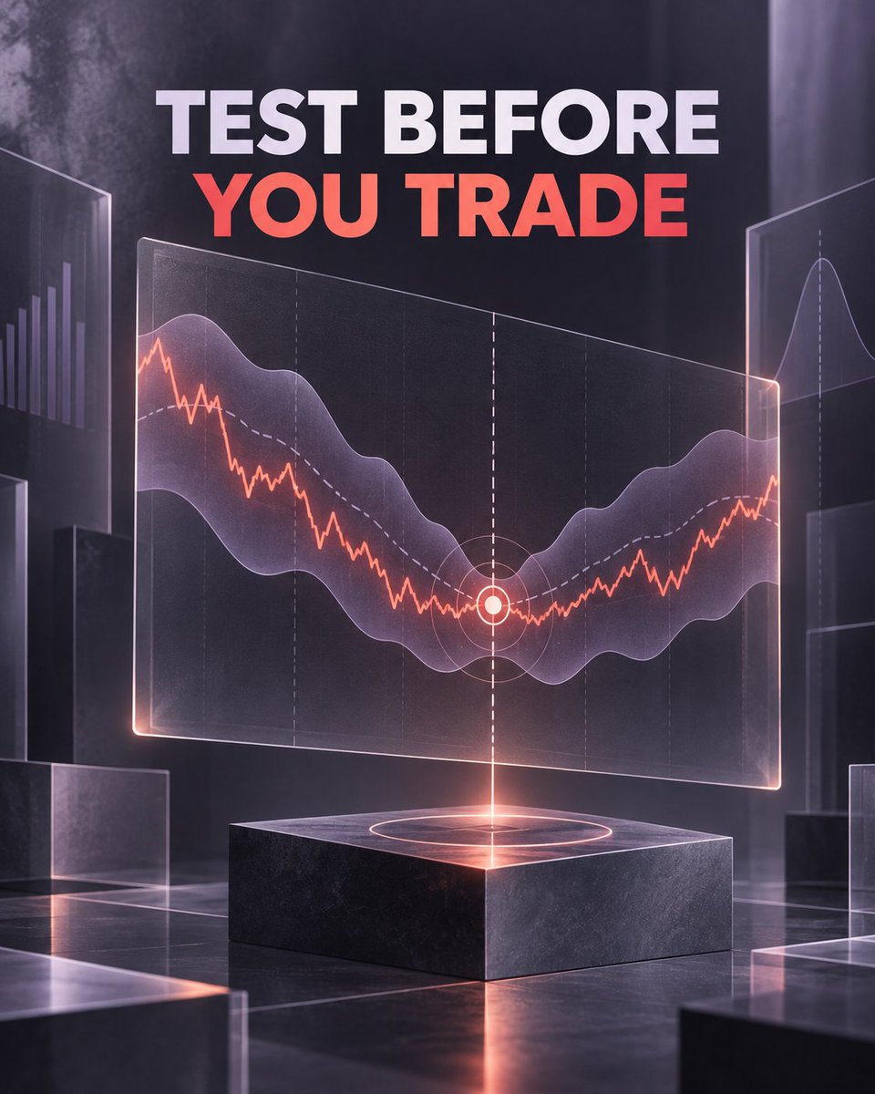 KAELAI001's tweet photo. A price far from its average is not automatically a trade. Test stationarity, estimate the half-life, model costs, and define the point that invalidates the signal. Mean reversion needs evidence—not intuition. https://t.co/8FMA95iHcw #QuantTrading https://t.co/ruV0OuijWp