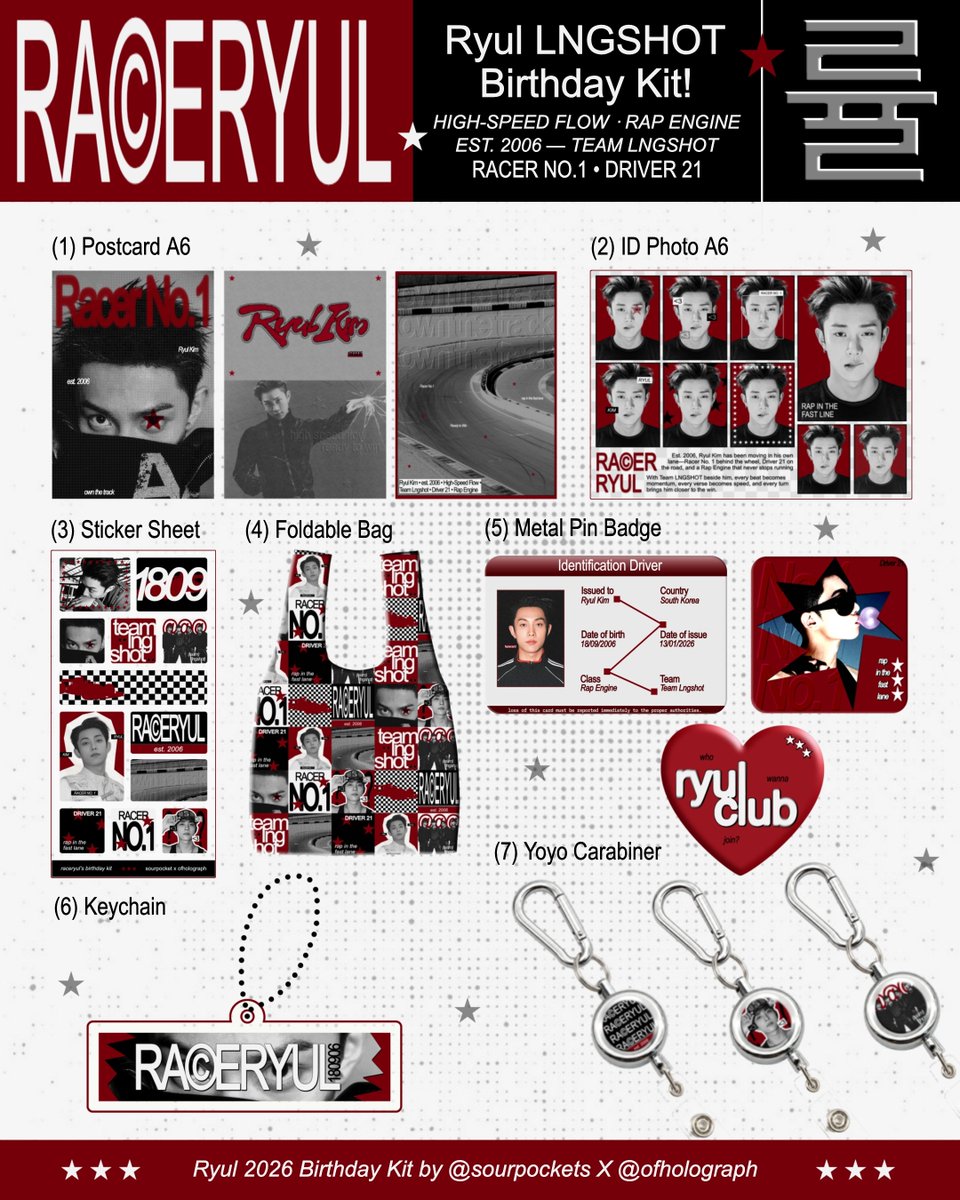 sourpockets's tweet photo. RACERYUL Birthday Kit!
September 19-27th, 2026
© https://t.co/sMC4l9qY5a

#RYUL #LNGSHOT https://t.co/TYNhElAOCS