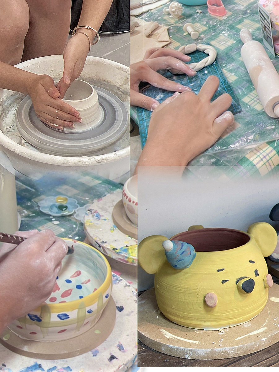 JuttaRebarkxe8's tweet photo. Sumérgete en un taller de cerámica artística: moldea arcilla, crea piezas únicas y lleva contigo tu obra. Una experiencia sensorial inolvidable!， https://t.co/jmfleg0Ucv