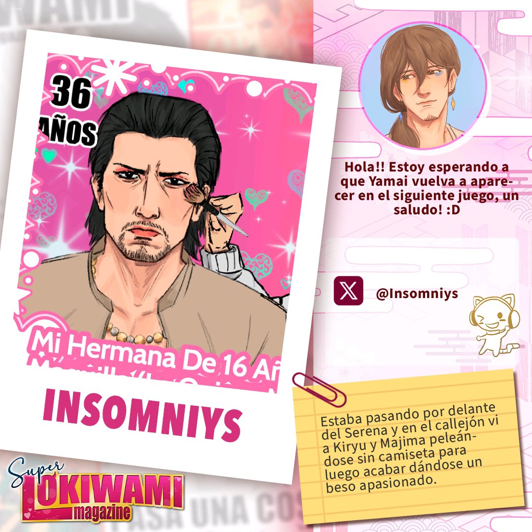 superlokiwami's tweet photo. 🎤 ANUNCIO DE CONTRIBUYENTE 🎤

¡Presentando a @insomniys ! Ha hecho unas páginas flipantes y súper divertidas en colaboración con otra personita que os presentaremos más tarde hoy... 👀

¡No faltéis, y no perdáis de vista la cuenta de insomniys! 💄🎵 https://t.co/Y2RlaGfaTn