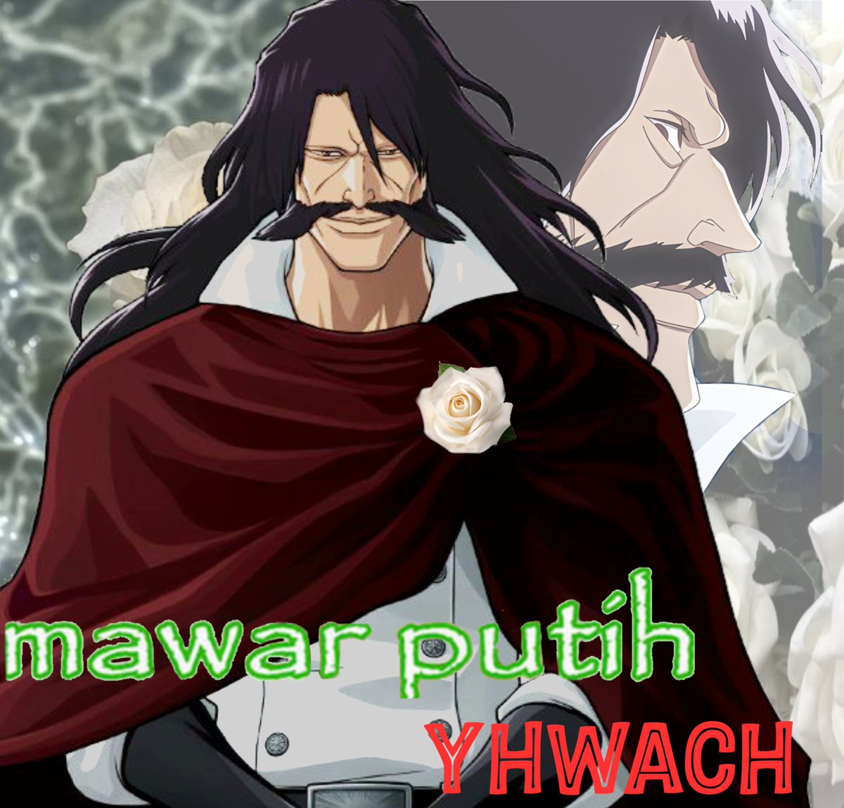 bebekwek13's tweet photo. Yhwach kl hidup di Indo pasti suka dangdut dan dia ngefans bgt sama Inul daratista. motif dia panjangin kumis selama ini juga buat saingin kumis mas Adam 😋

Yhwach minta Jugram editin foto dia biar sama kaya cover lagu mba Inul 😍❤ https://t.co/TfpalPczpu