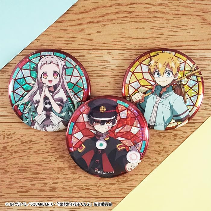 hanakogoods's tweet photo. キラキラ輝く花子くんたちをコレクション！

【TVアニメ『地縛少年花子くん２』グリッター缶バッジ】

グリッター仕様の華やかなデザインが魅力✨
お気に入りのキャラクターを集めて楽しみたい♪
 
Amazonで予約受付中！
https://t.co/LXzE2F3DJr https://t.co/X74lPzyJxA