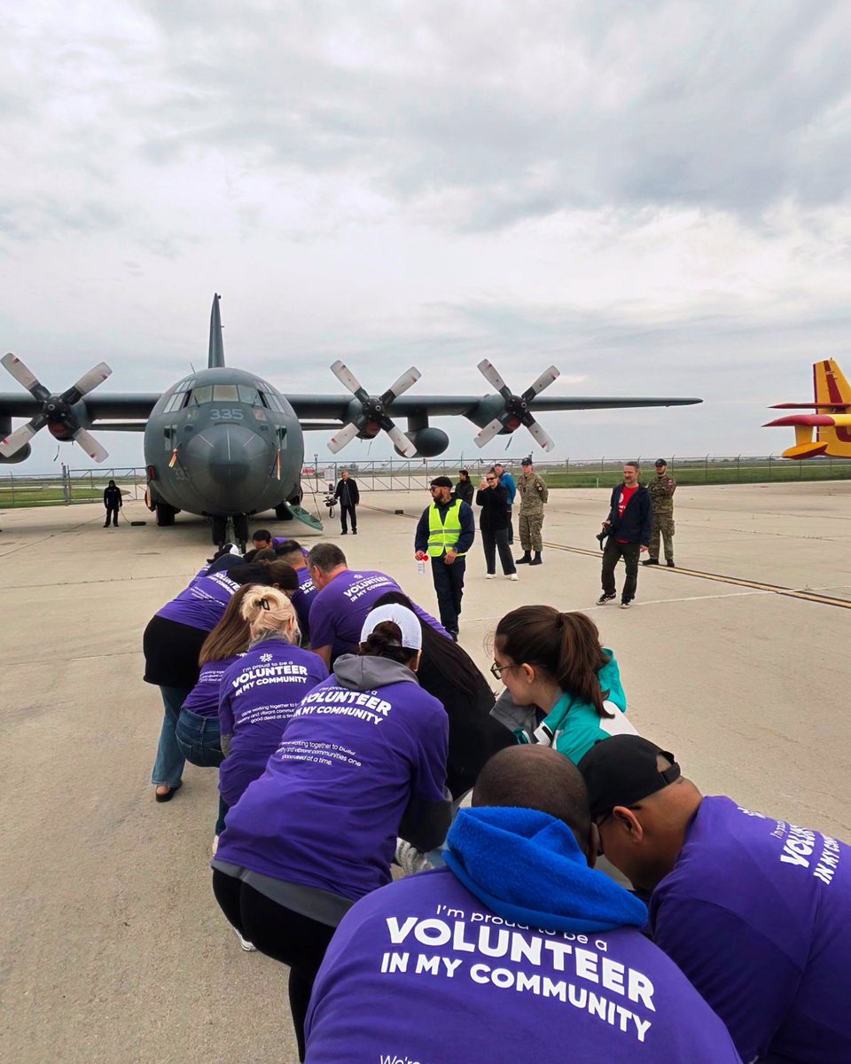 WestobaCU's tweet photo. It takes a team to pull a plane, and a community to create a meaningful change. ✈️

Our team was back on the tarmac for the United Way Winnipeg Plane Pull, joining organizations from across the city for a day of teamwork, energy and community spirit. https://t.co/PyUip6ZoE9