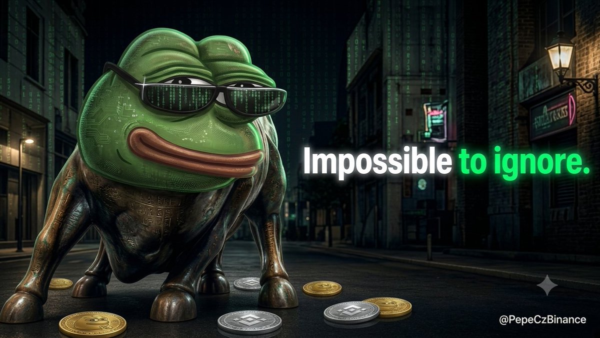 PepeCZBinance's tweet photo. When people talk about meme coins, $PEPE is impossible to ignore. 🐸🔥
Its recognizable branding and established community have made it one of the defining names in the sector.
Whatever the next market cycle brings, PEPE will remain an important part of the conversation.
#PEPE #Memecoins