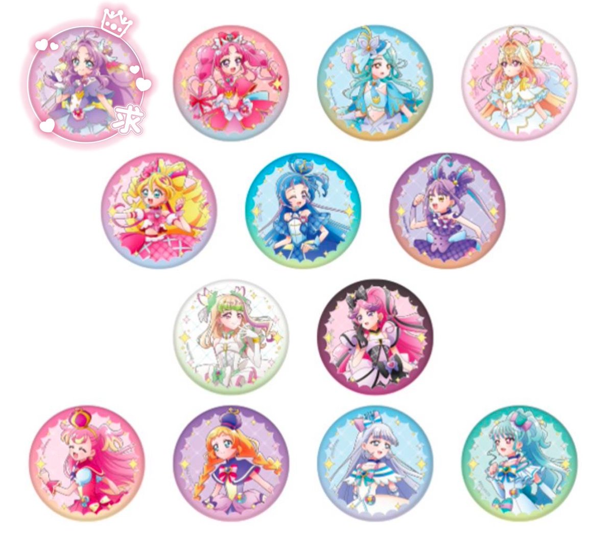 ymg5si2's tweet photo. 仮契約　映画名探偵プリキュア缶バッチ

求キュアアンサー　譲アンサー以外
当方40個予約済
　　　(なるべく同数予約してる方優先)
郵送交換　(Yahooフリマ優先)　
比率など詳細はＡLTにて💭 https://t.co/2Sckft4QNl
