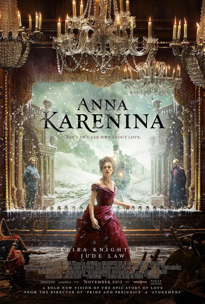 Asaadi74Sh's tweet photo. Anna Karenina 🎬🎞️

داستان عاشقانه‌های نابخشودنی.

#م��رفی_فیلم #پیشنهاد_فیلم https://t.co/5vjaIz7wXy