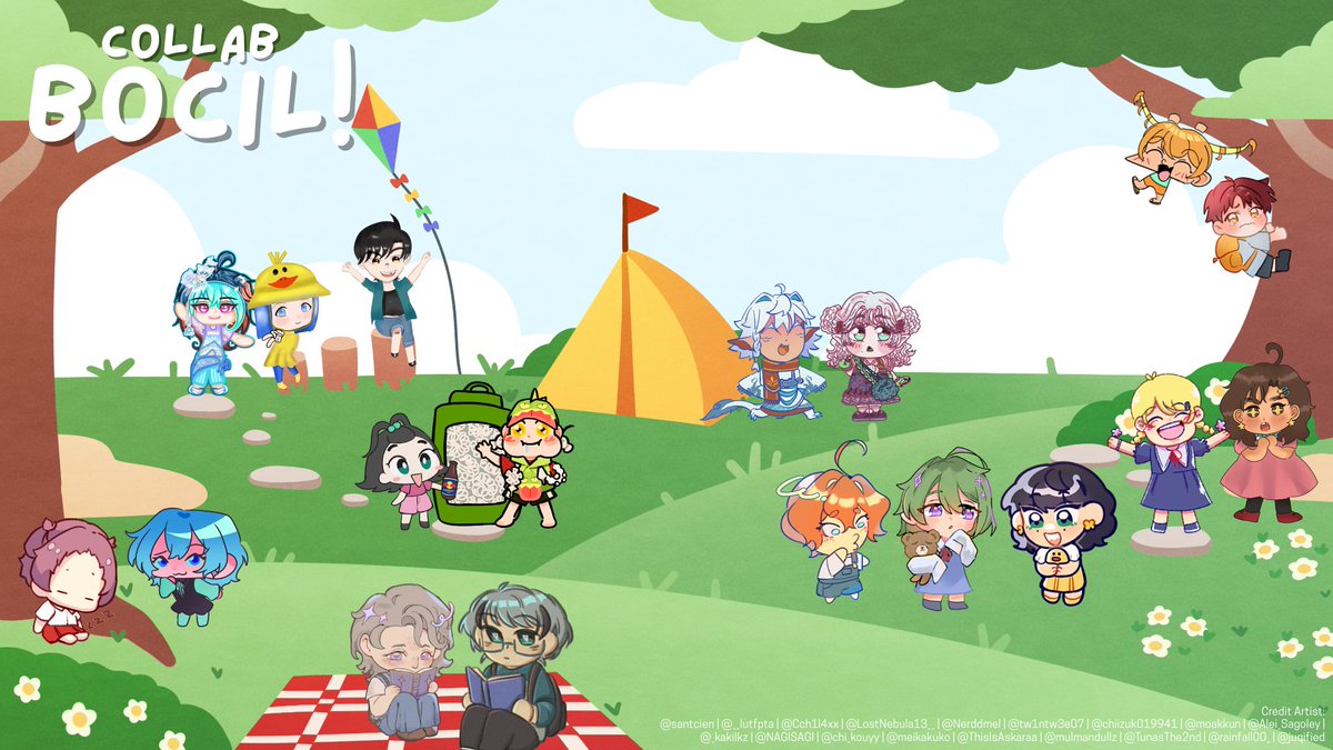 tercerocos's tweet photo. Collab Bocil, YIPPIEEE! 🪁

Yuuuk, kenalan sama para OC bocil yang gemes-gemes ini! Mampir ke reply, yaaaw. Ada 36 bocils yang mau kenalan sama kalian, nih!

LESGOOO! https://t.co/qcrrG8Tt0U