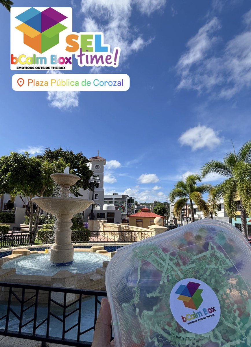 bra_an's tweet photo. bCalm Corozal 📍 | Ya estoy en la Plaza Pública de Corozal. Tengo Cajitas de Calma gratuitas junto a la consulta que desees sobre tu niño/niña con diversidad funcional con retos emocionales, conductuales, sensoriales y/o cognitivos. De nuestra sala de clases a la comunidad 🩷🩵 https://t.co/LPqDt5o9oR