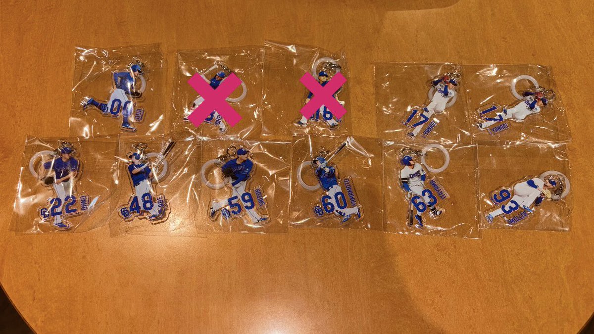 atsumin_10's tweet photo. 中日ドラゴンズ めじるしチャーム

譲:ホームver 17×2.63.93
   ビジターver 00.22.48.59.60

求:ホームver 2.5＞定価買取

9/20 9/21 お取引できる方🙇🏻‍♀️
※9/21は代理です

お気軽にコメントお願いします🙇🏻‍♀️

#中日ドラゴンズ
#ドラゴンズガチャ
#めじるしチャーム https://t.co/WSf973LR58