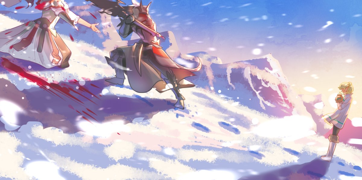 MMomentliveart's tweet photo. The knight and the maiden fair 
#ffxiv https://t.co/6EeWT8xI73