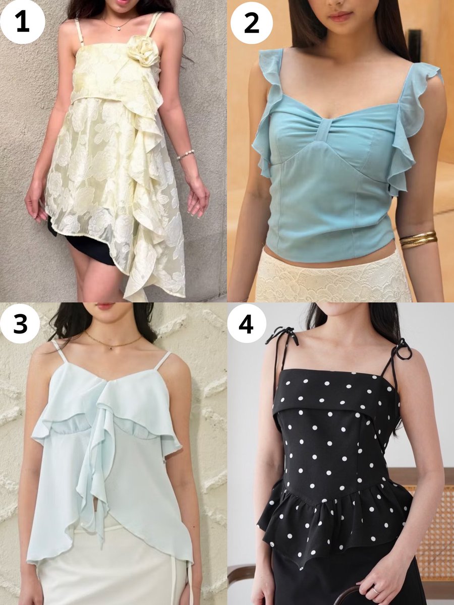 iredescentfairy's tweet photo. Rekomendasi ruffle top👀💐✨ https://t.co/CBS5M1aU1T