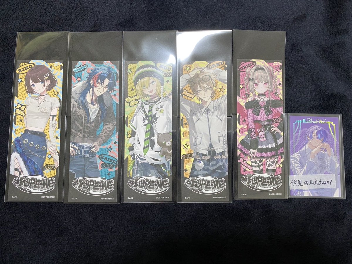 fufufussy's tweet photo. 【交換】にじさんじ HYPE-ME アニメイト 特典 しおり 

譲:画像1のもの

求:画像2のもの

郵送交換のみ。
まとめての方優先。

お気軽にお声掛けください！ https://t.co/Qomeqat8QK