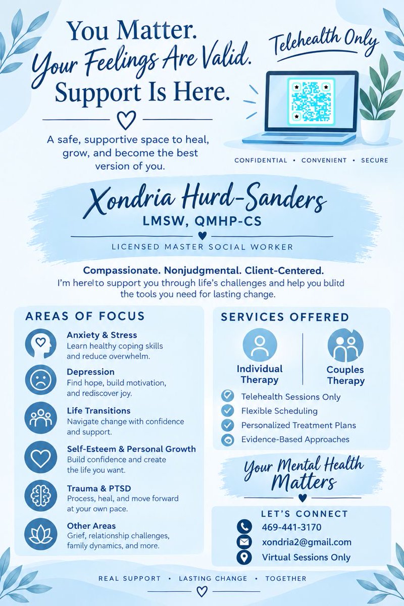 xMoniqueh's tweet photo. Moving in silence has been my greatest blessing!

I am now accepting all Texas clients! Hold down the QR code to book through Headway! You can also request to book with me through 
https://t.co/3qe5c6WTCH

#mentalhealthmatters #normalizetherapy https://t.co/rFZzGl3GOW