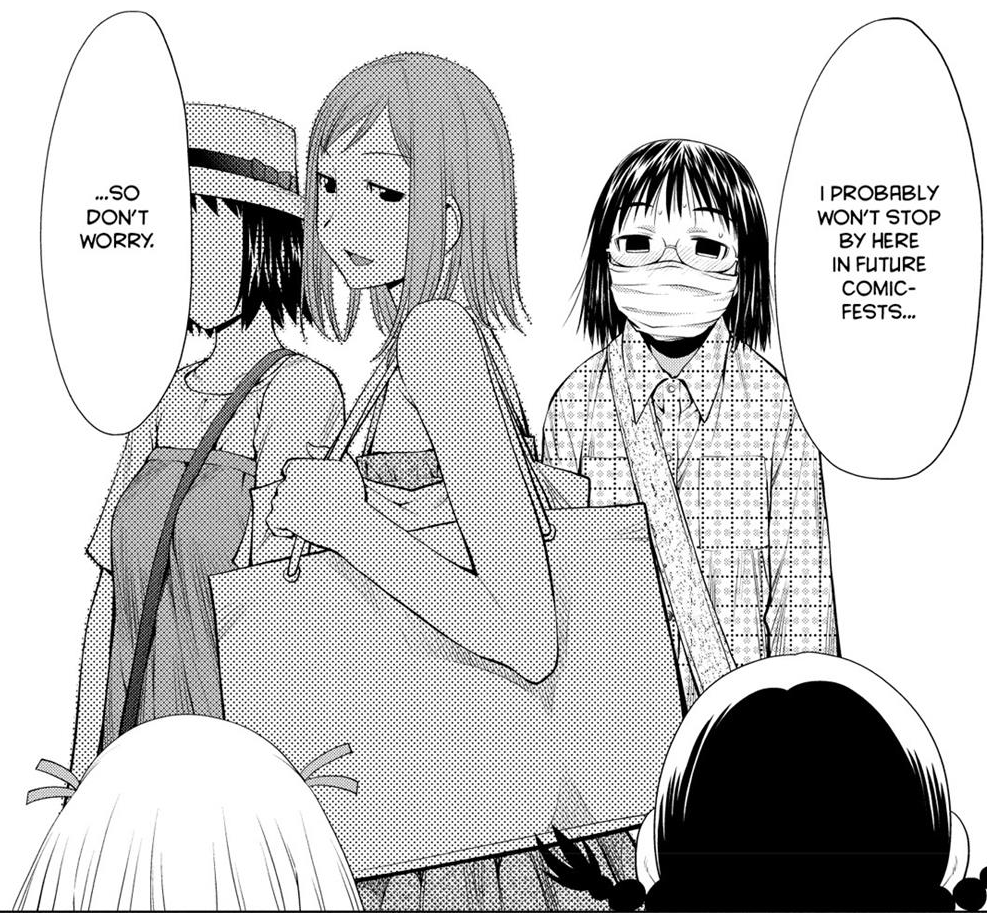 DailyGenshiken's tweet photo. Daily Genshiken #320 ~ "..So don't worry." https://t.co/nTF6a6v2L1
