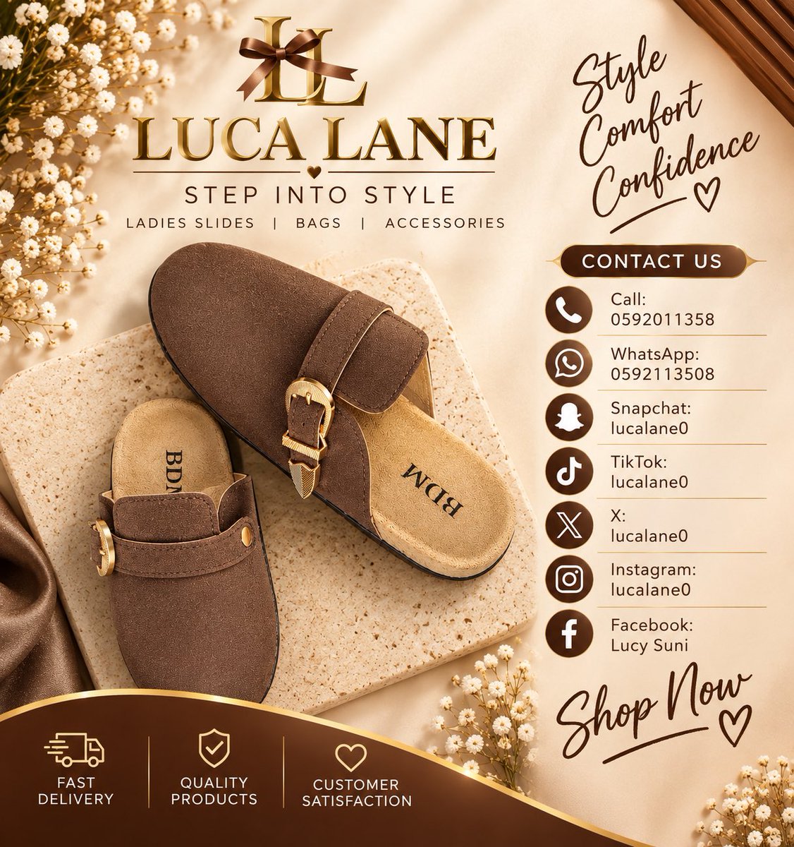 Lucalane0's tweet photo. Get your slides from us. Readyyyyy ? 🥿👜

STEP INTO STYLE ; With our 
LADIES SLIDES 🥿 | BAGS 💼 | ACCESSORIES 💍
Call us on ; 0592011358 
WhatsApp; 0592113508
 #lucalane0 #fyp #bags #ghanagirlsontiktok🇬🇭 #enterpreneurship https://t.co/lQu2ccqmSI