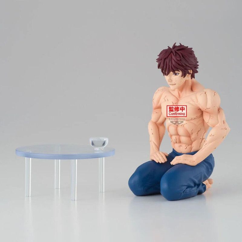 DeriveFigurine's tweet photo. Baki Hanma passe en Figura, agenouillé au repos, torse marqué de cicatrices et petite table à ses côtés, loin des combats brutaux de Baki 🥋

La figurine Banpresto de 9 cm est disponible en précommande.

➡️ https://t.co/OAyyKgMuDI https://t.co/IZleyocbDR