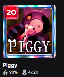 MiniToonfan99's tweet photo. PIGGY ON ALMOST 50K PLAYERS

HIGHEST PLAYER COUNT IN AGES!! https://t.co/aJdOJbpglD