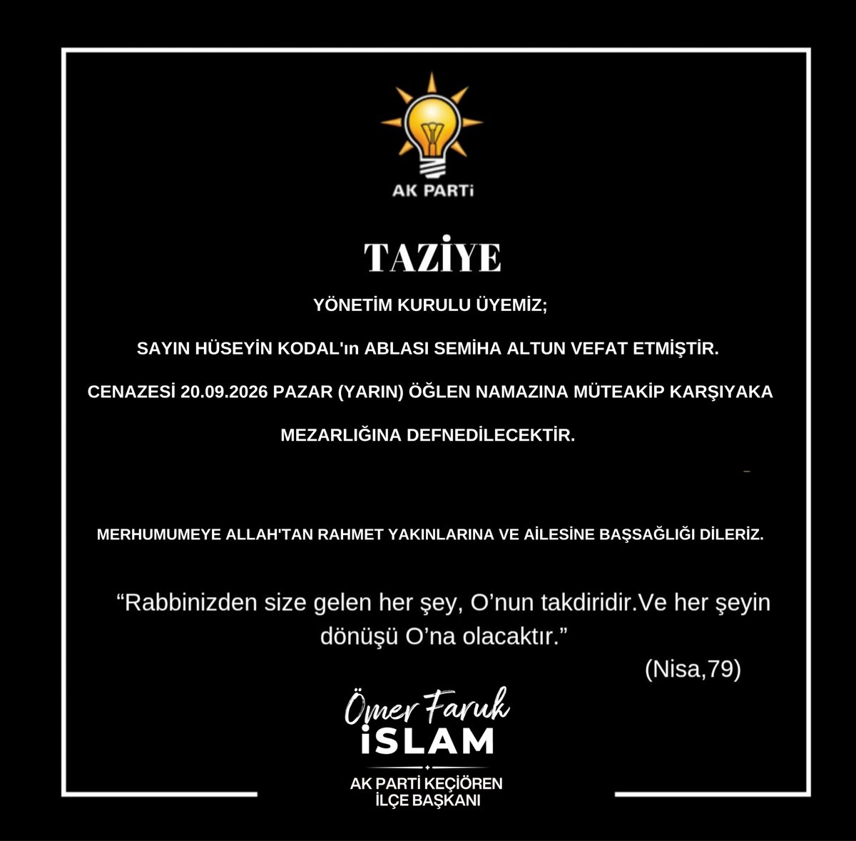 AkKeciorenResmi's tweet photo. 📍TAZİYE https://t.co/MktdqHqWdZ