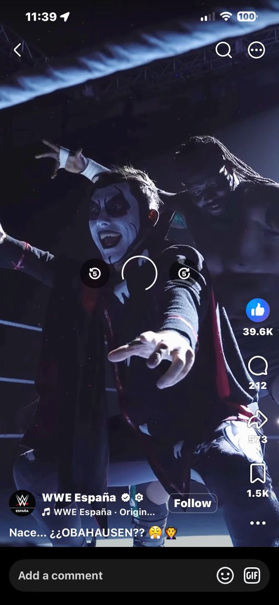 FanhausenX's tweet photo. It was at THAT moment when @DanhausenAD made @Obaofwwe break character as ONLY Danhausen can do. 😂😂😂

Just look at that smile breaking through the rulers pose. 😂😂😂

@WWE https://t.co/V37DPQRKRl