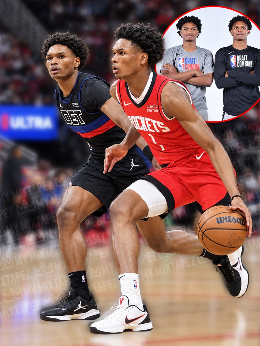 mymixtapez's tweet photo. The Thompson twins just made NBA history — Amen &amp; Ausar secure massive $100M+ deals worth a combined $363 million 🏀 https://t.co/Vjbdg4BNJw