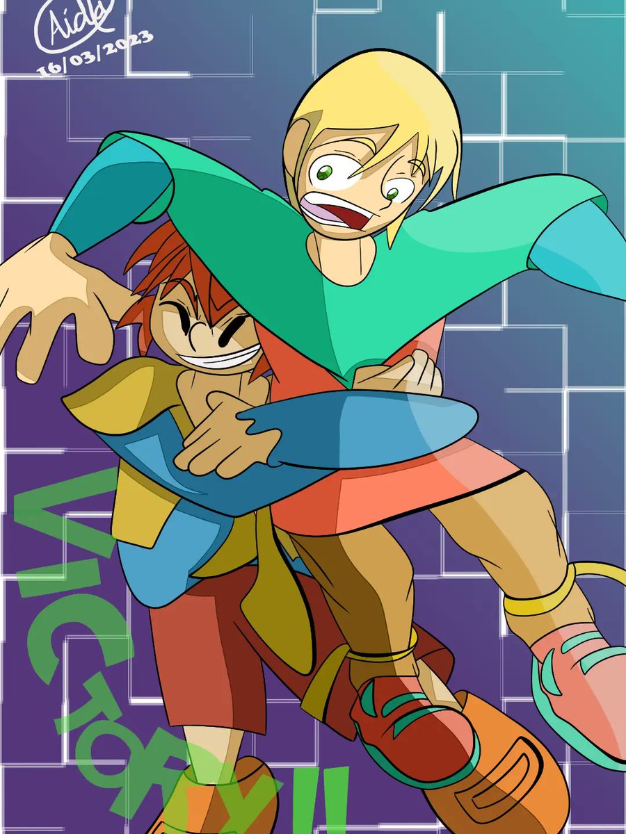 YeeBurtmanldnu's tweet photo. Content patch because we won the World Cup. Joel: “What are you doing, what are you doing! ? ”

It’s a very old drawing I made, but it fits this moment. https://t.co/xwVEaNdP8E
