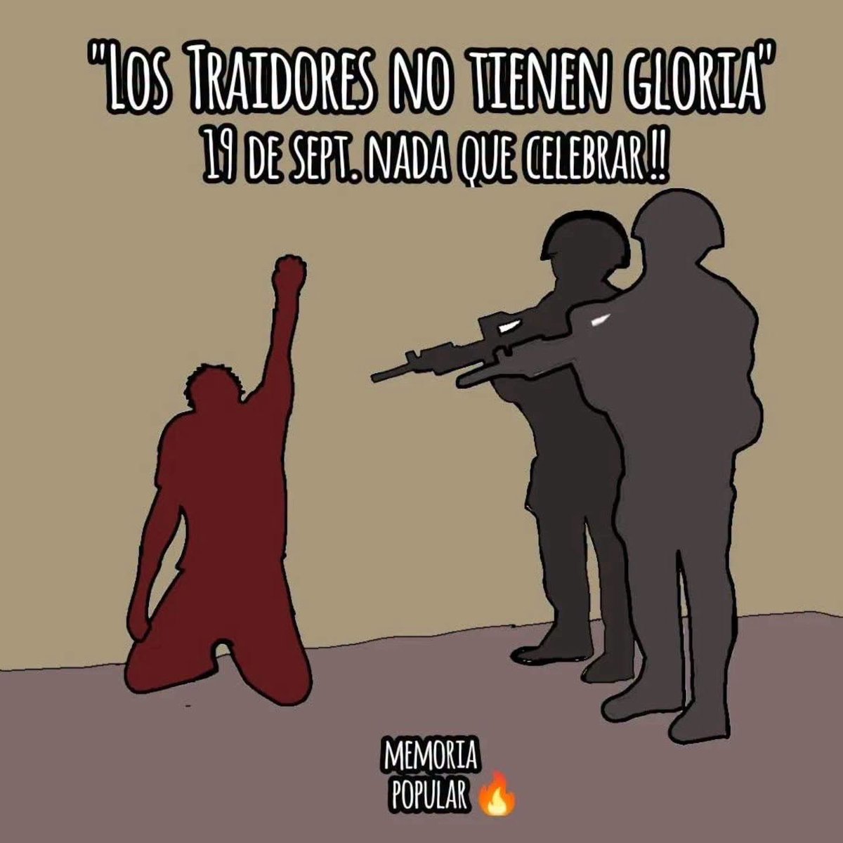 p4purrip0p's tweet photo. "Los traidores No tienen gloria"
19 de septiembre, nada que celebrar! https://t.co/0pytRmF92C