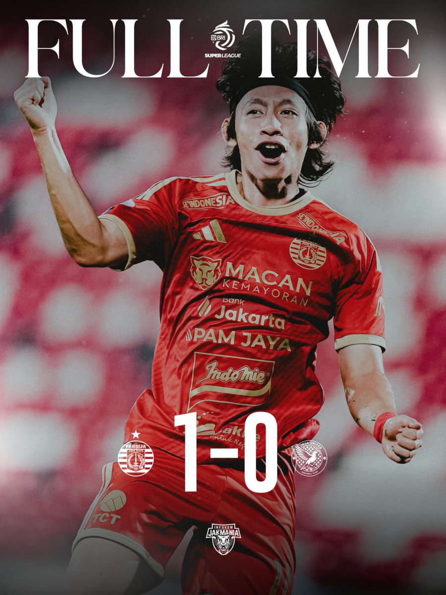 InfokomJakmania's tweet photo. Terima kasih Persija! Bulan September berhasil kita sapu bersih dengan kemenangan! 🔥

#PersijaDay https://t.co/wu5re9ED3M