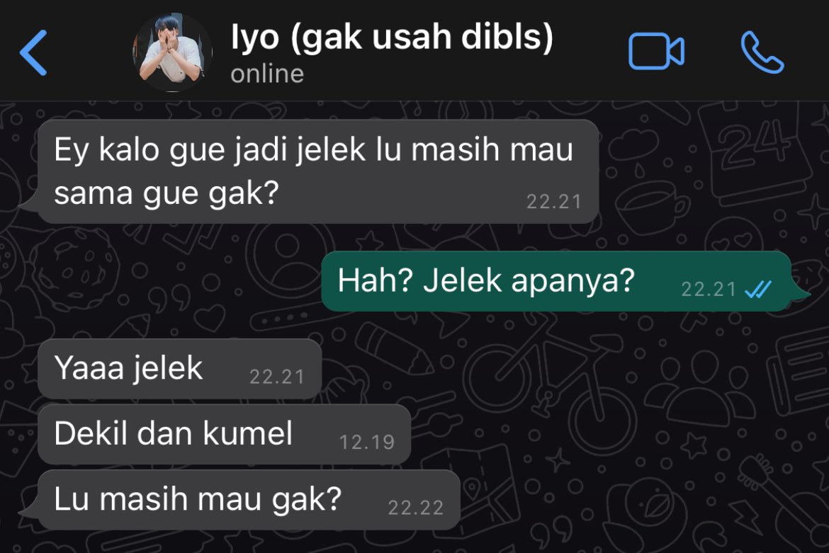 eventhoally's tweet photo. nomin few tweets au

edisi iyo ngadu ke eyi dan berakhir eyi NGAMUK BRUTAL karena...... woi @nomin1stt 😏 https://t.co/IBFCR0V0dh