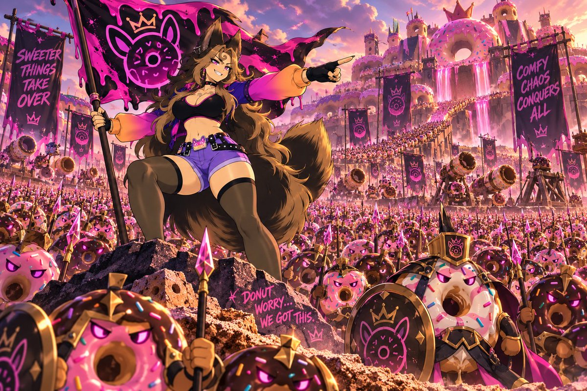 Paramorasen's tweet photo. Onward my confectionery conquistadors! Spread the comfy chaos!
#cybercabbit https://t.co/6GVkh0ToI5