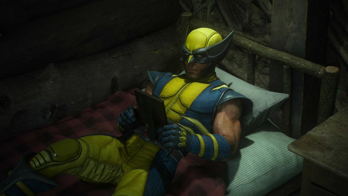 TheRealSixTuber's tweet photo. If MCU Wolverine ends up looking like this, I'm SEATED!! https://t.co/9uwO0GpNZL