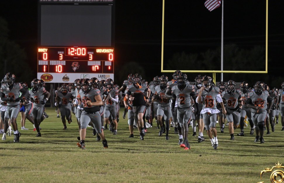 BokeyFootball's tweet photo. Next week game against Appoka is at home! Sorry for the miscommunication from the post last night! Come support the squad in another big rivalry game! See you all Friday! π§‘π€π #Bokey https://t.co/2Gqvj5XRXf
