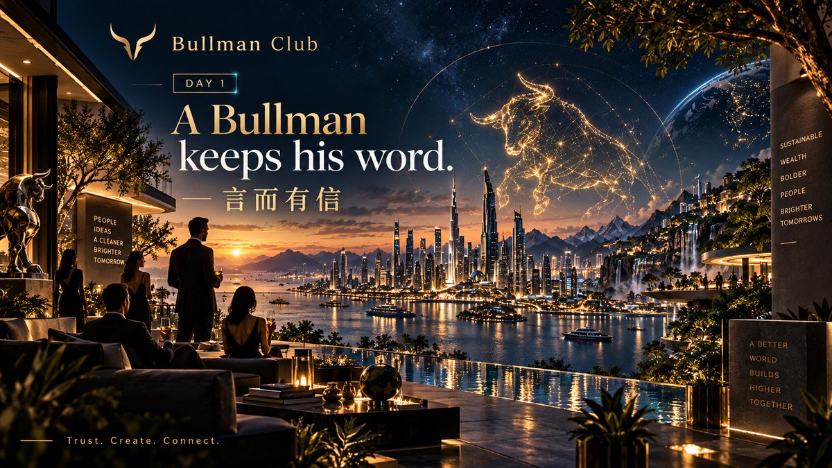 TAURUSORIGIN99's tweet photo. A Bullman keeps his word.
Trust is the first capital. Credibility creates opportunity.
 Trust. Create. Connect.
#BullmanClub #Trust #Leadership #Builders #stepn #NFTs  #Bitcoin https://t.co/xmZ6CWf9um