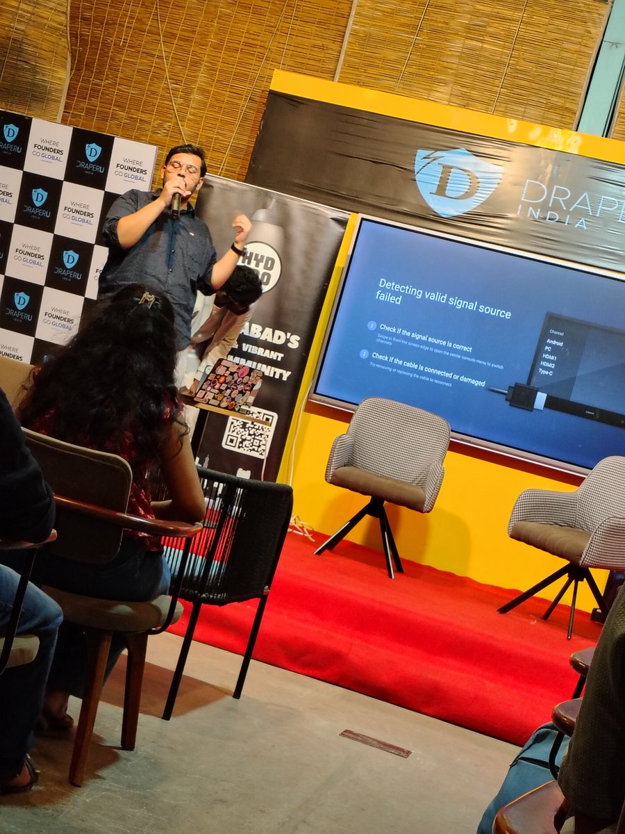 gourav_mit81175's tweet photo. Great session at DraperU Hyd by @hyderabaddao! 🎉 Happy 4th anniversary to the community
Key takeaways:
• 0G &amp; its role in @ETHGlobal hackathons
• @HarishKotra on Ethereum as the hands &amp; legs of AI agents
• Great icebreaker panel
Pumped to build at @EFDevcon! Thanks @geodelabs https://t.co/DSsPPnnNtO