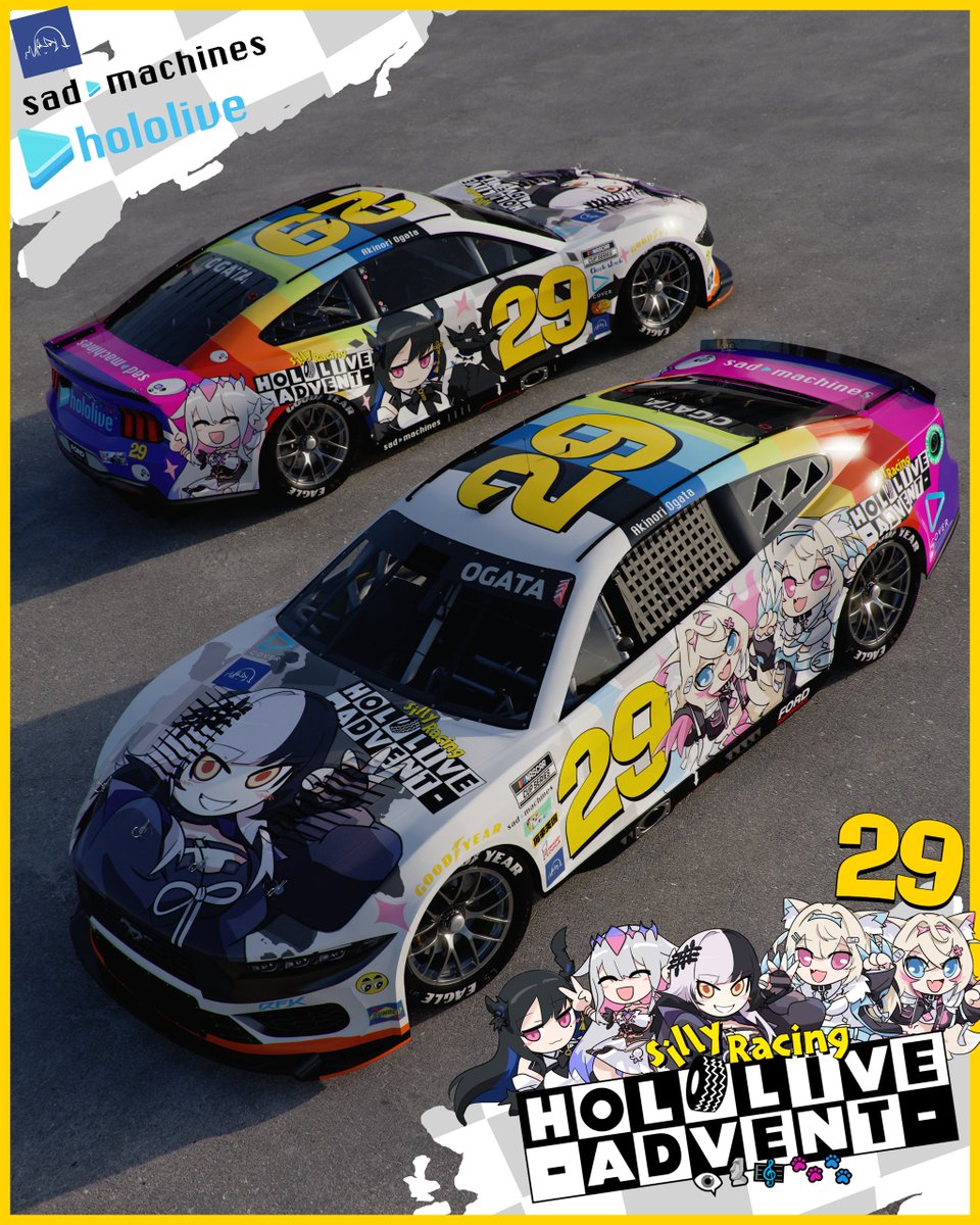sad__machines's tweet photo. The more I see of the hololive "itasha collab" the more annoyed I get cause it looks like a lazy cash grab, but that's just what American itasha culture is. 

There's only a handful of people actually wanting to make cool stuff and do the culture right. https://t.co/p6VdgAHghY