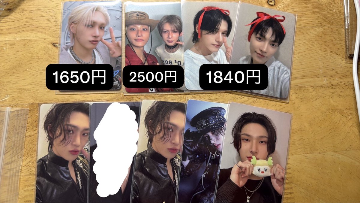 jnp__06's tweet photo. ATEEZ golden hour part5 封入トレカ　買取　交換

譲　🐿️🐰🐥

求　画像1枚目&amp;2枚目🐥 各300円
　　同種⛰️(画像1枚目のみ)

郵送希望📮
お支払い方法:PayPayマネー(マネラ不可)
#ATEEZ https://t.co/aK4mOaAFtL