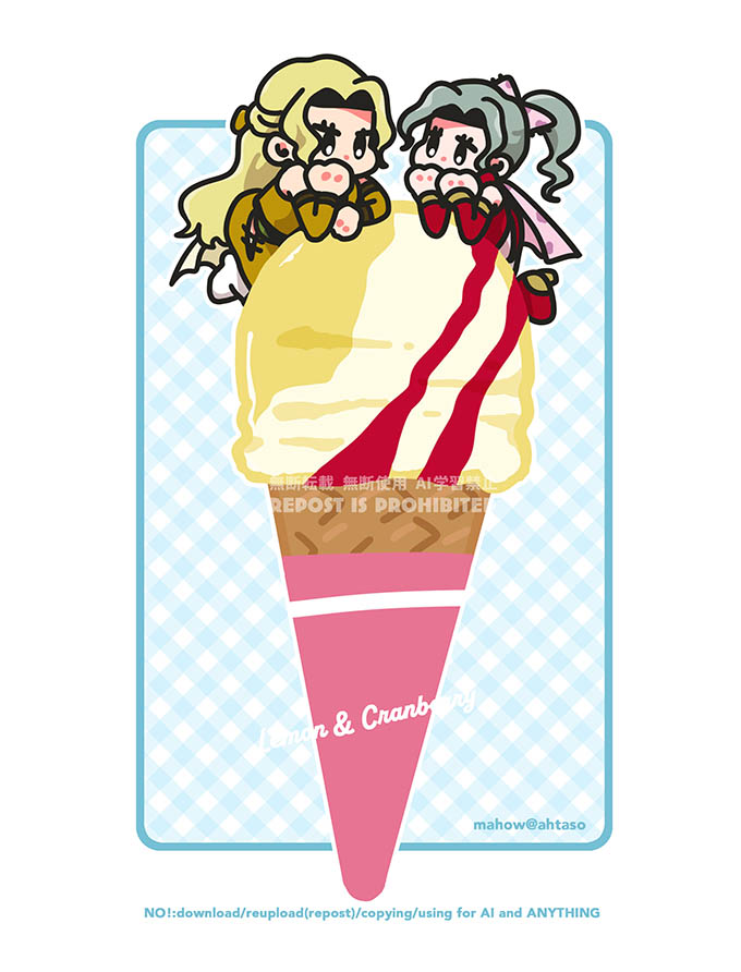 ahtaso's tweet photo. セリ&amp;ティナちゃんフレーバーじゃん？！(？)となり… https://t.co/qRPWkVYyKx