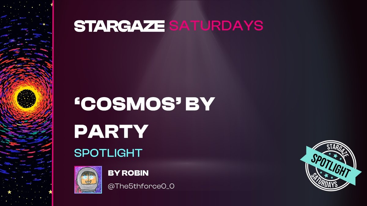 StargazeZone's tweet photo. 99 artists, 231 pieces, and a universe of variety. We would need eons to explore this collection in its completeness, but let's get the party started with a short tour.

This week:
"Spotlight" on the 'Cosmos' Collection

To infinity, and beyond ⬇️ https://t.co/hkDkx67rdu