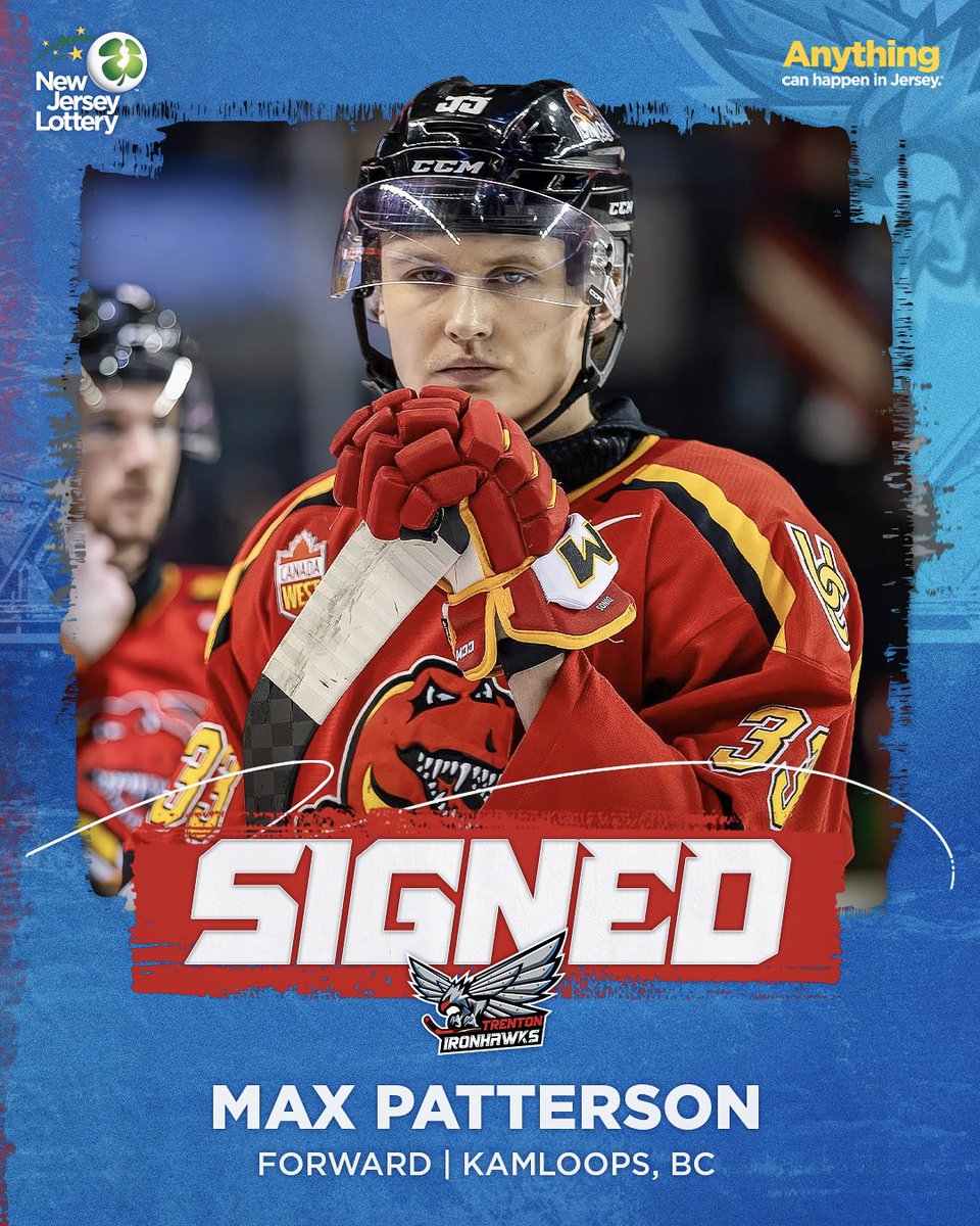 IronhawksHockey's tweet photo. PATTERSON PUTS PEN TO PAPER! โ๐ผ
At 6โ6โ and 230 pounds, forward Max Patterson is sure to be a physical presence while providing offensive depth. He most recently played 59 games with the Iowa Heartlanders.
Letโs go to work, Max! #ForgedForVictory
๐ฐ https://t.co/wW9vpcC5GM https://t.co/gWt1faprDI