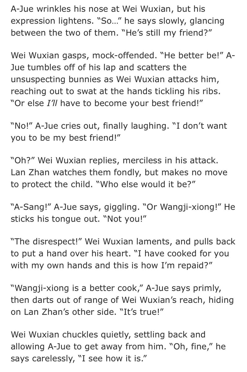 threeroar's tweet photo. i had no idea i needed to read de-aged nmj interact with wwx this bad?? but now i do thank you very much they’re absolute cuties https://t.co/SGAs2phDj4