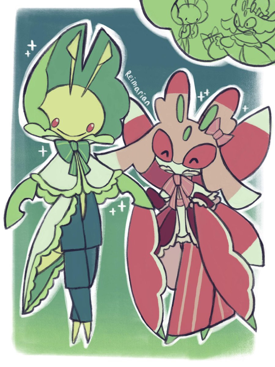 ReimarianReboot's tweet photo. they’re matching now!!!
#pokemon #lurantis #leavanny https://t.co/40JFLIcZjX