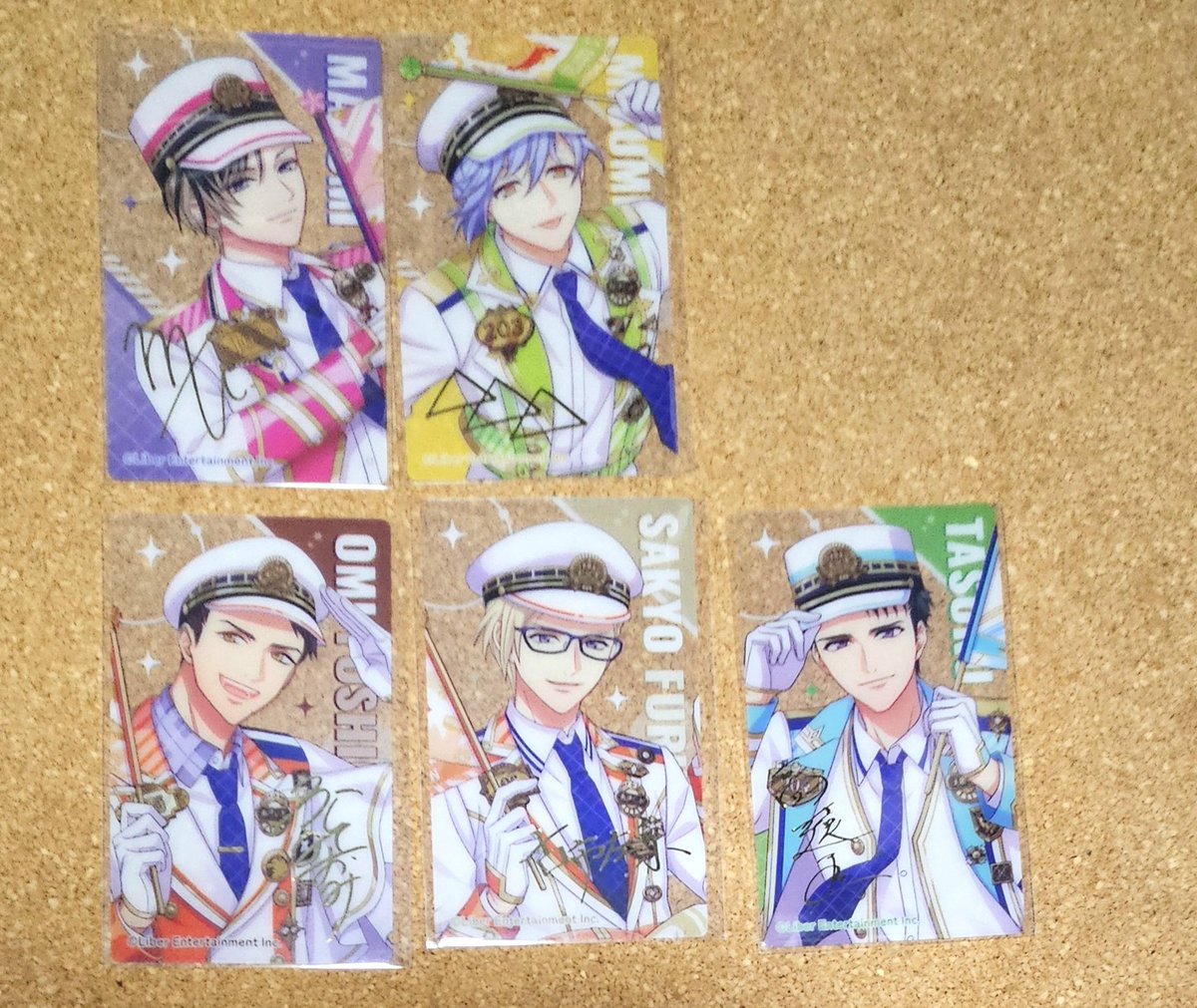 camellia__snow's tweet photo. 【交換】  A3! クリアカード クリカ  vol.9  箔押し

譲）真澄 三角 臣 左京 丞

求）東

⚠️大阪手渡しのみ
開花後(箔)のみの交換希望
別ポストにN(ノーマル)の募集あり
難しいかと思いますが検索からでもお気軽にお声掛けください https://t.co/isP77z6WSW